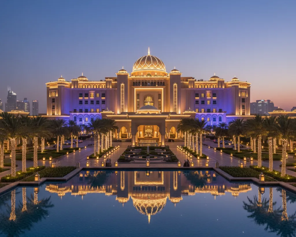 Emirates Palace in Abu Dhabi